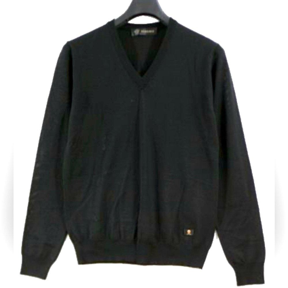 Versace V-Neck Sweater, 46, Unisex